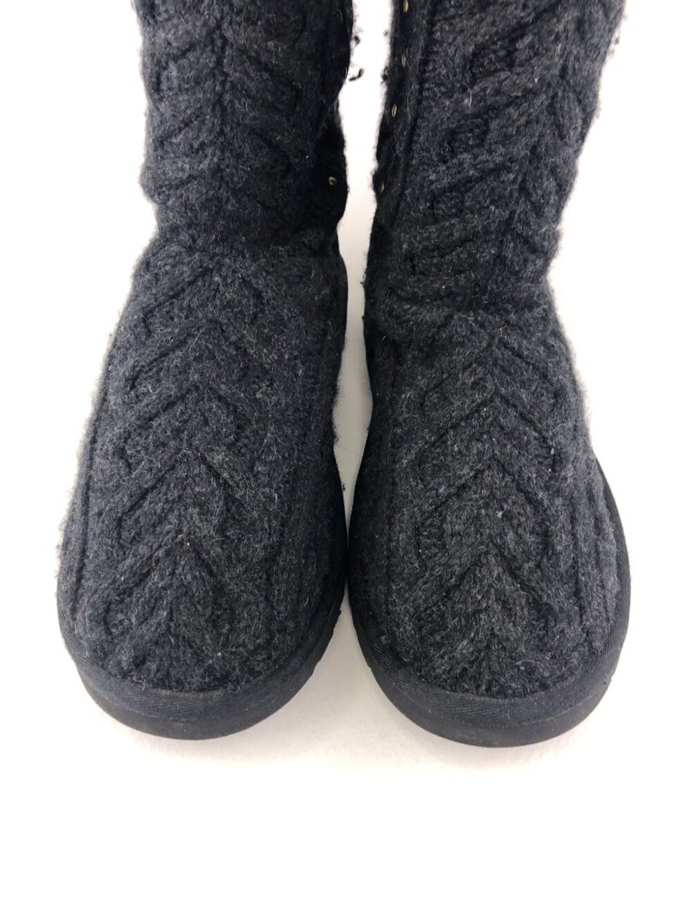 UGG Feliciana Cable Knit Tall Winter Boots 9 - Picture 12 of 13